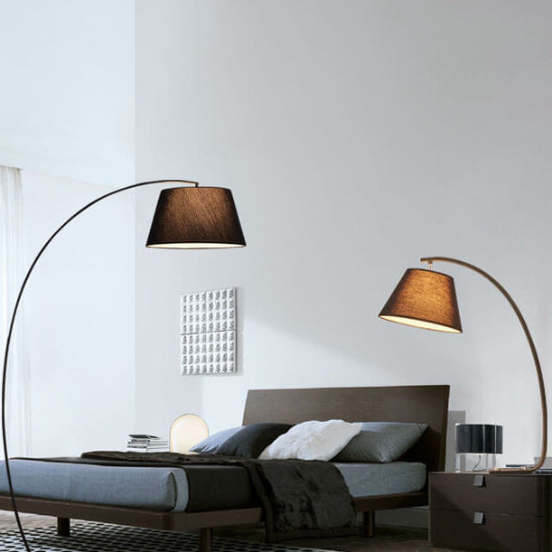 Solid Color Fishing Iron Floor Lamp