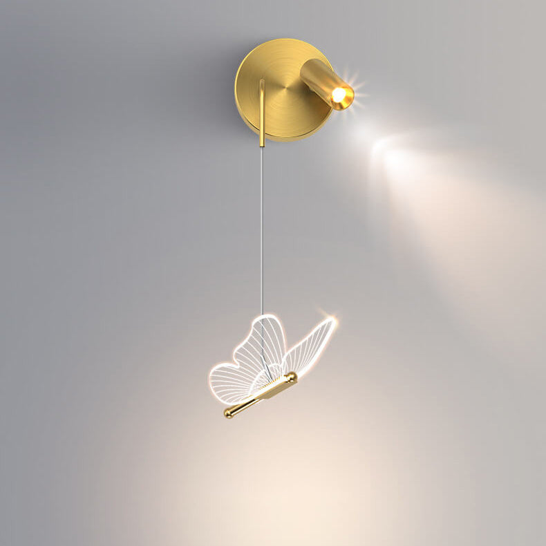 Butterfly Design Wall Lamp