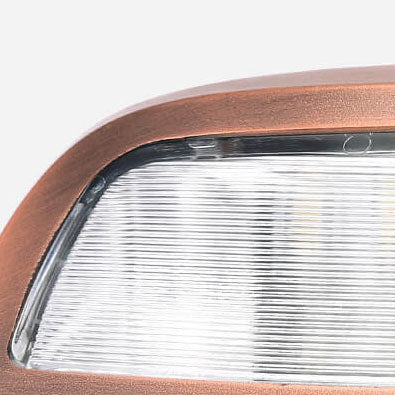 Copper Plastic Square Garden Outdoor Light