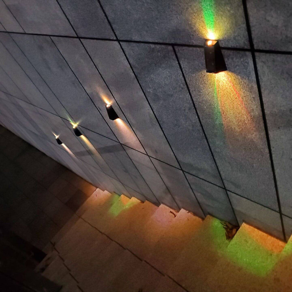 Trapezoid RGB Patio Outdoor Light