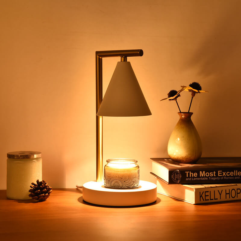 Cone Right Angle Arm Table Lamp