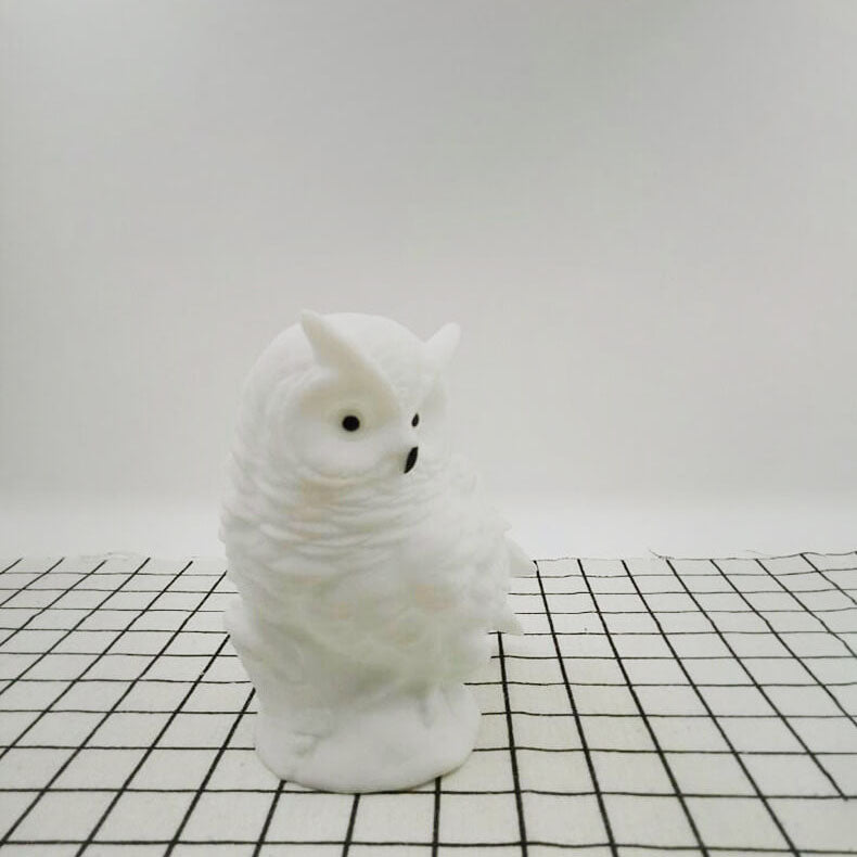 Owl Enamel Night Table Lamp