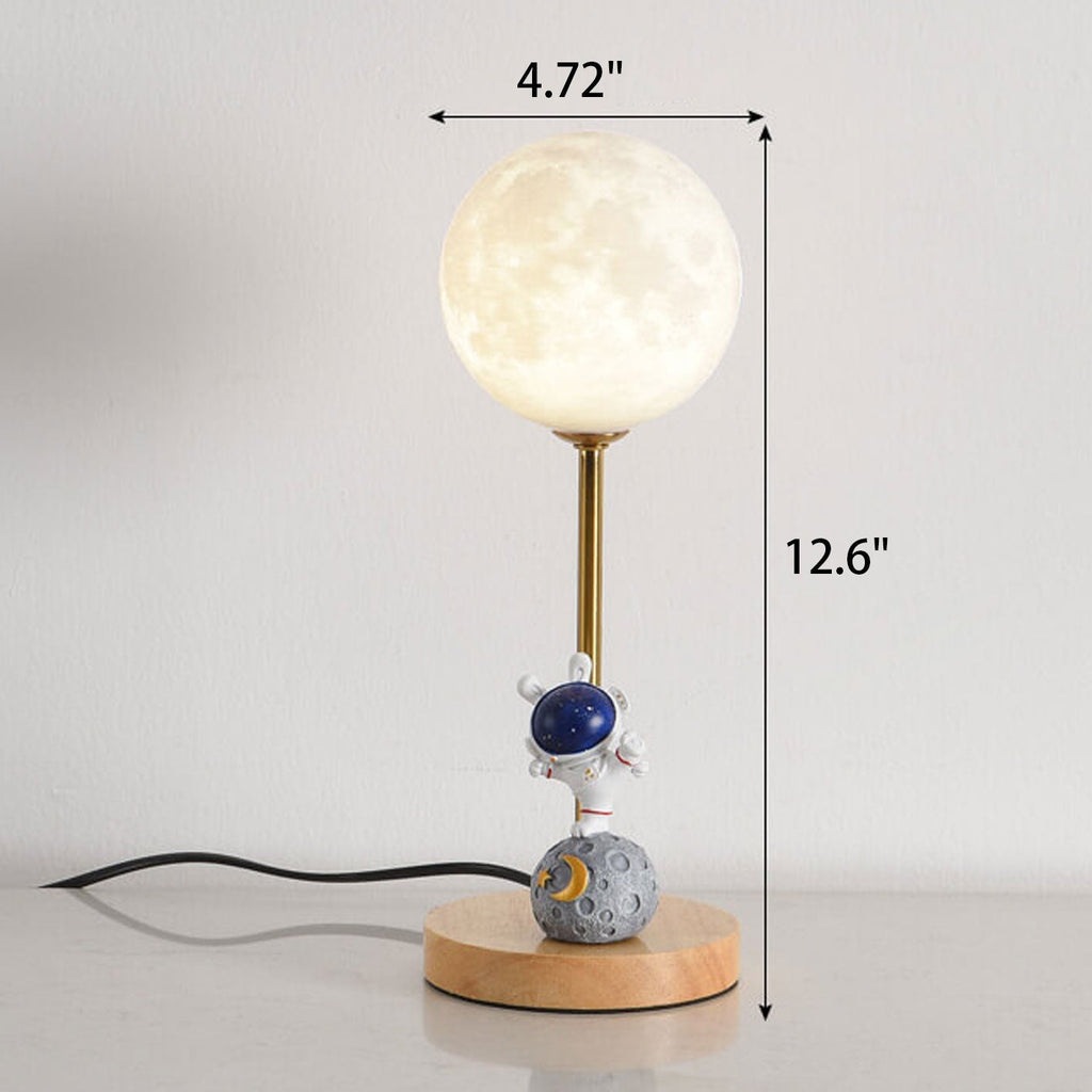 3D Printed Moon Decorative Table Lamp