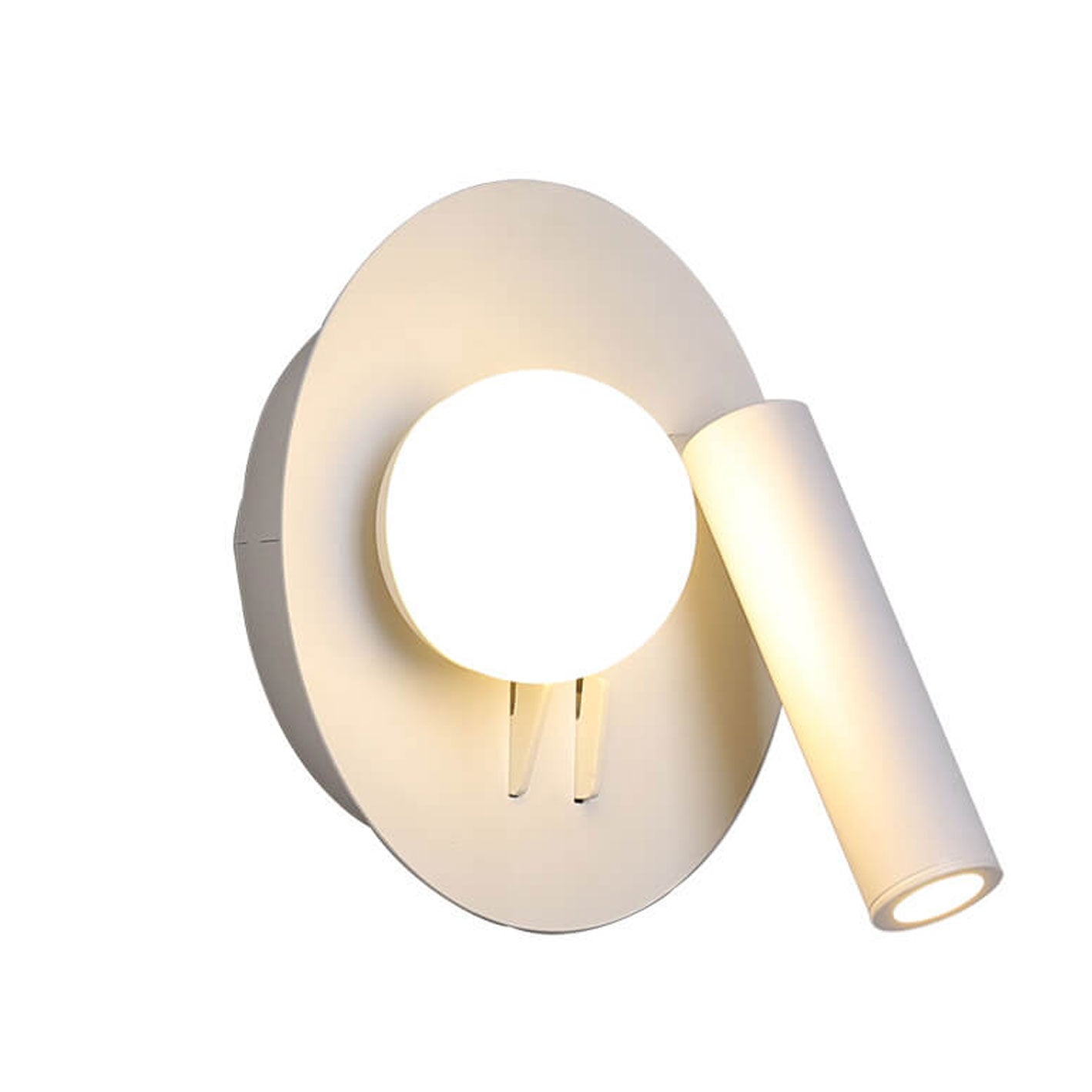 Round/Square Acrylic Iron Reading Wall Lamp
