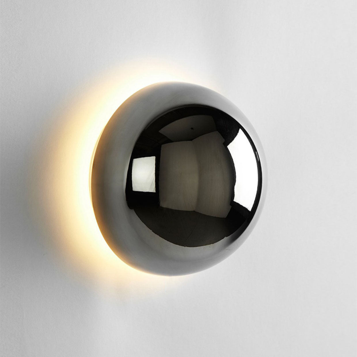 Meteorite Semicircle Metal Bedroom Wall Lamp