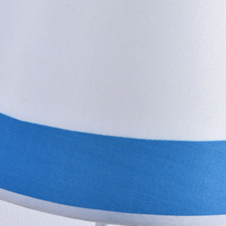 Farmhouse Fabric Metal Conic Table Lamp