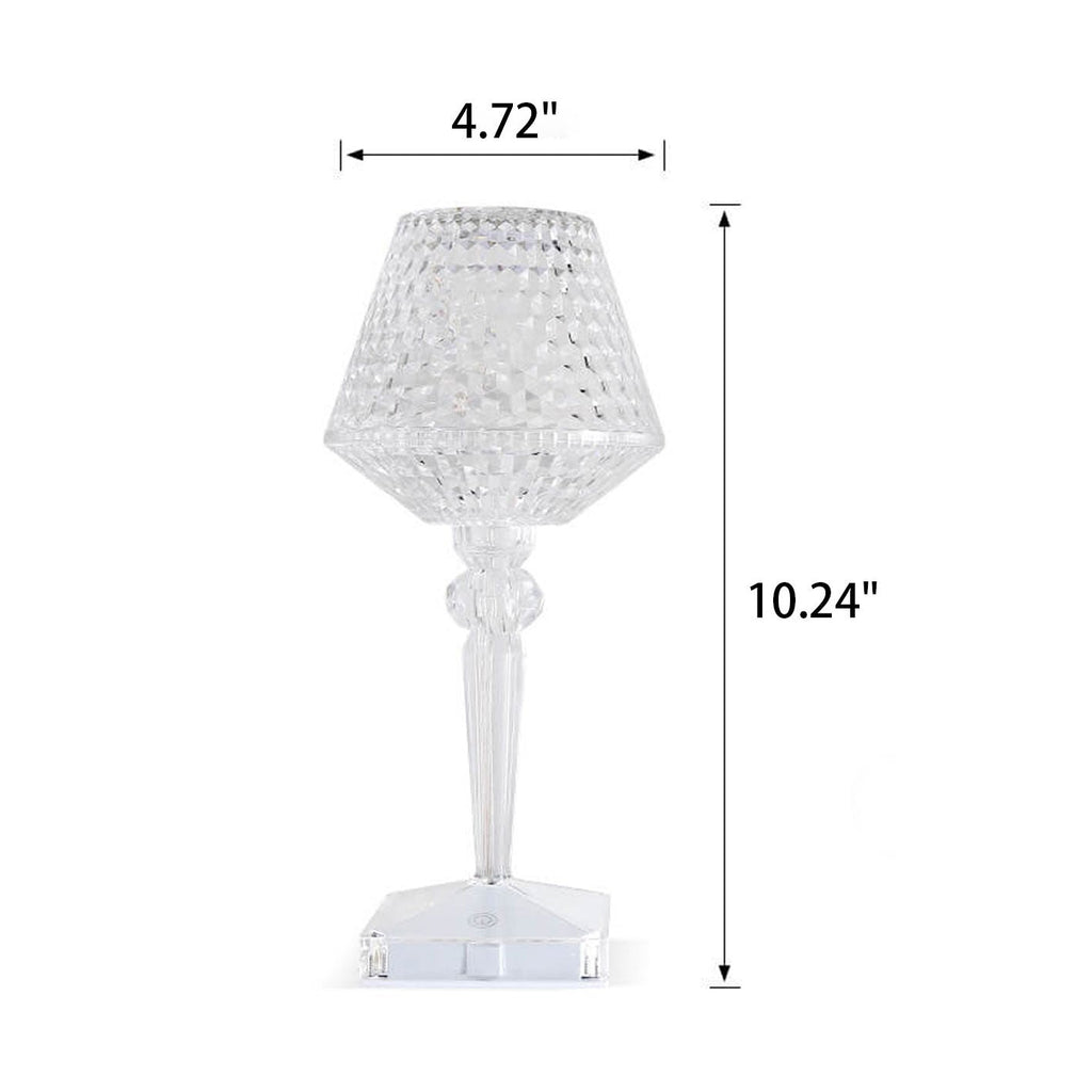 Acrylic Diamond Wine Glass Table Lamp