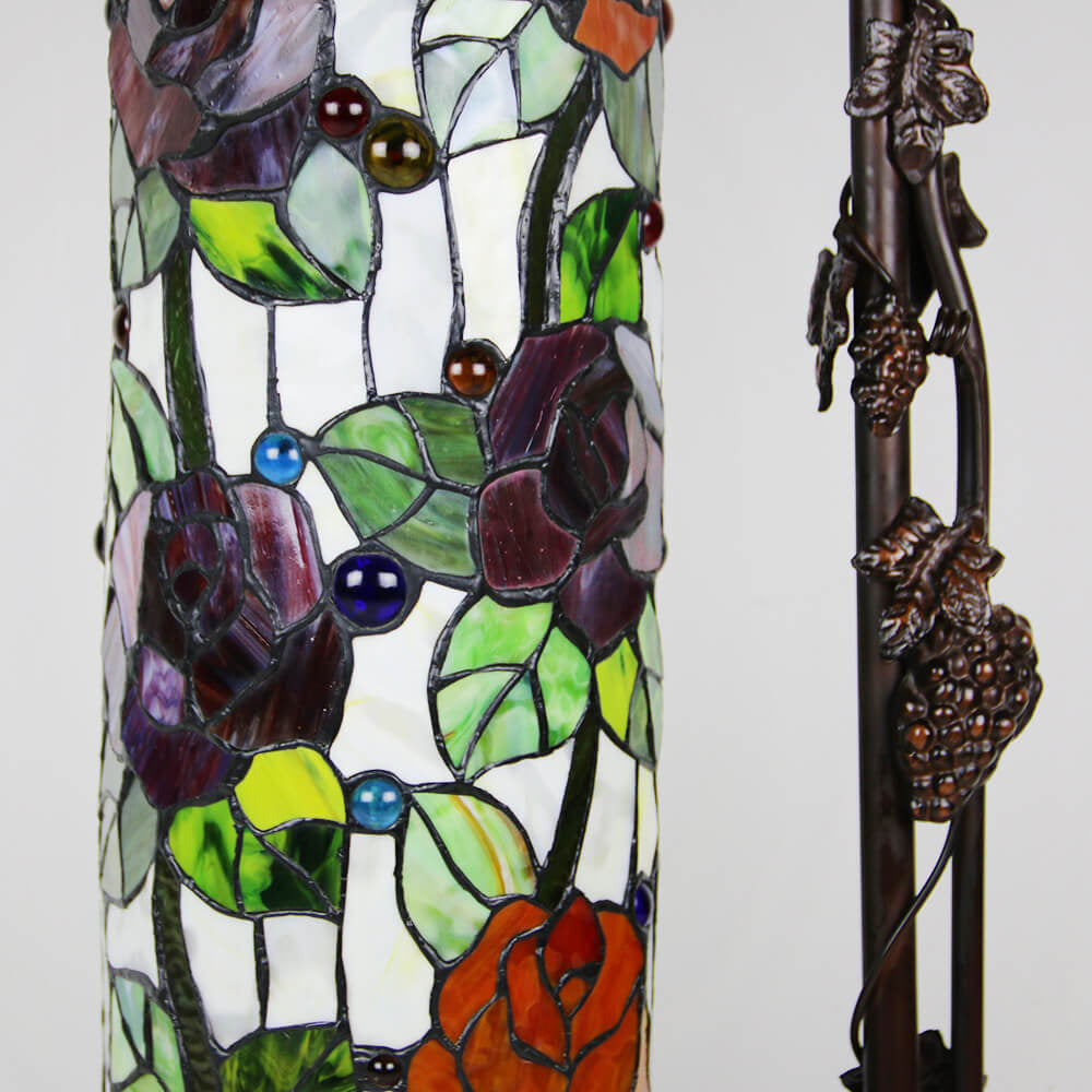 Glass Painted Table Lamp