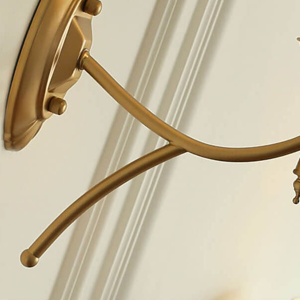 Iron Fabric Mushroom Wall Lamp