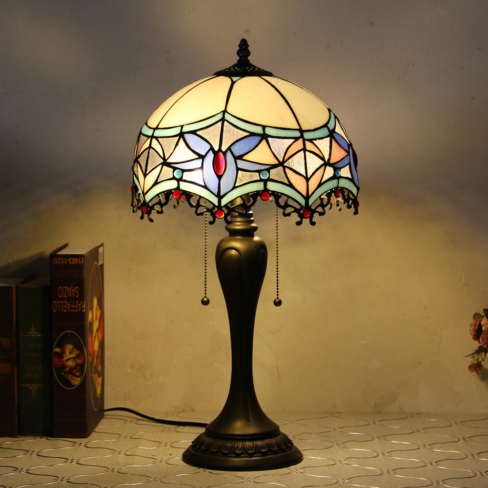 Petal Glass Resin Living Table Lamp