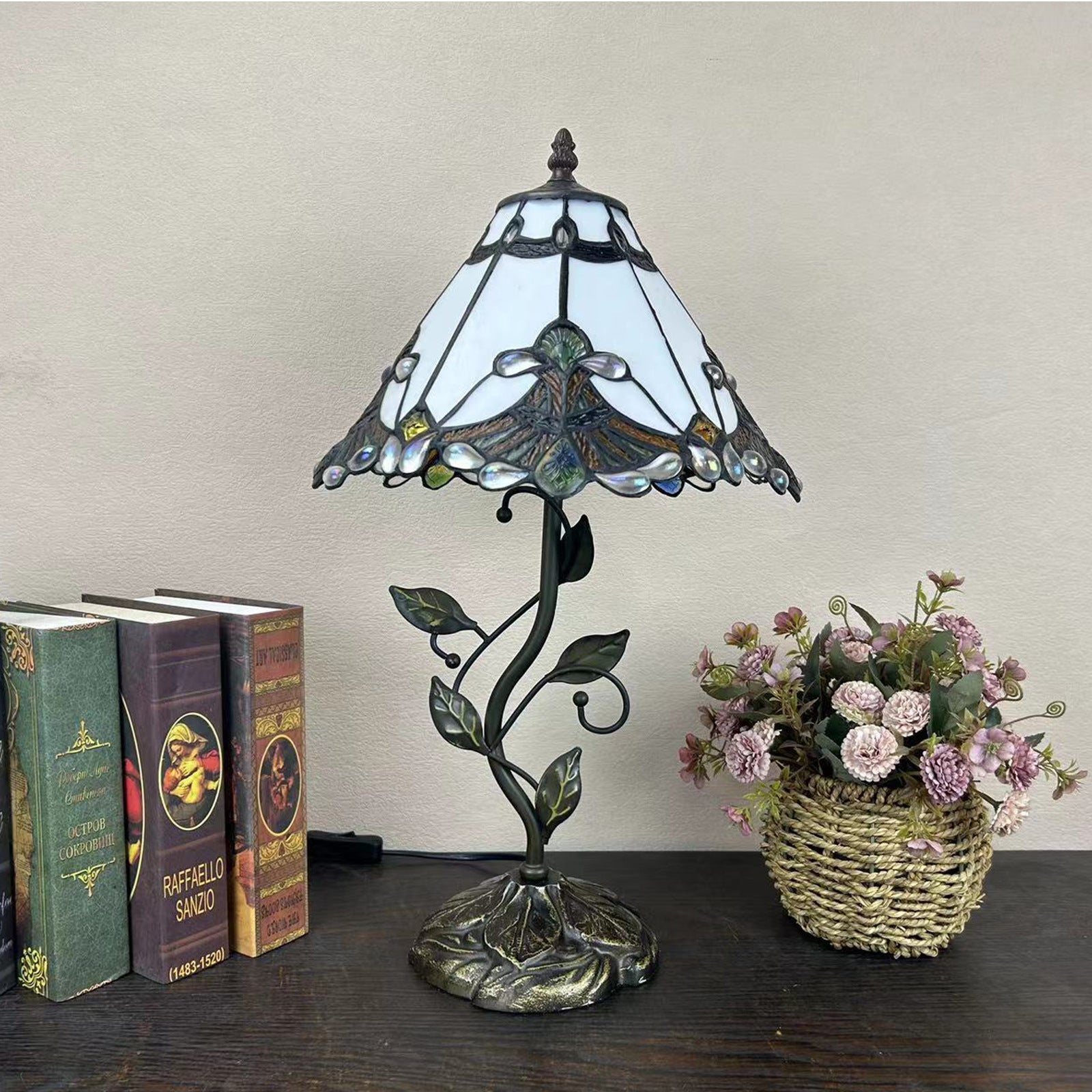 Dome Iron Glass Living Table Lamp