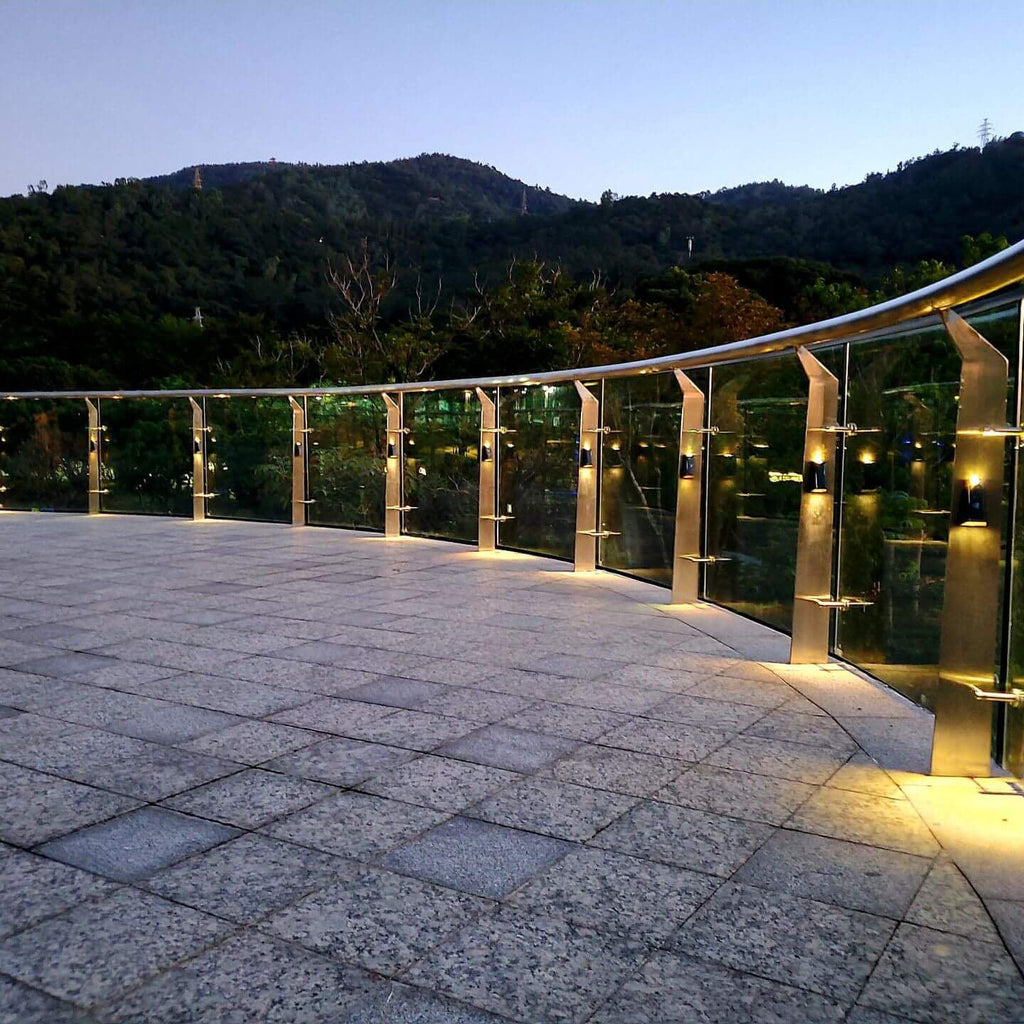Trapezoid RGB Patio Outdoor Light