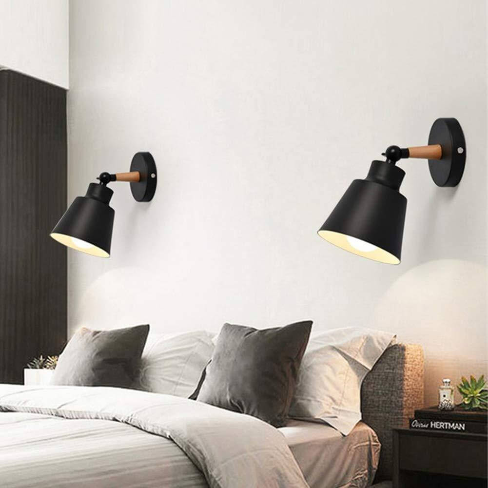 Macaron Color Solid Wood Wall Lamp