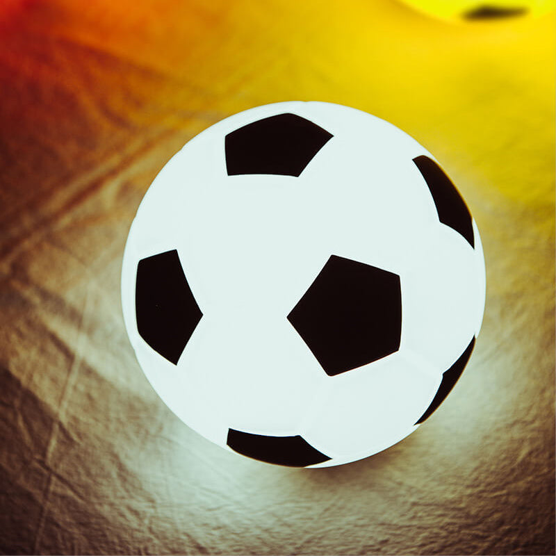 Soccer Silicone Night Charging Table Lamp