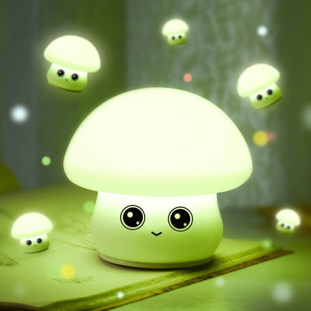 Cartoon Mushroom Silicone Night Table Lamp