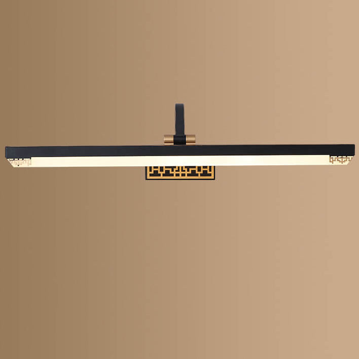 Iron Bar Rotating Mirror Wall Lamp