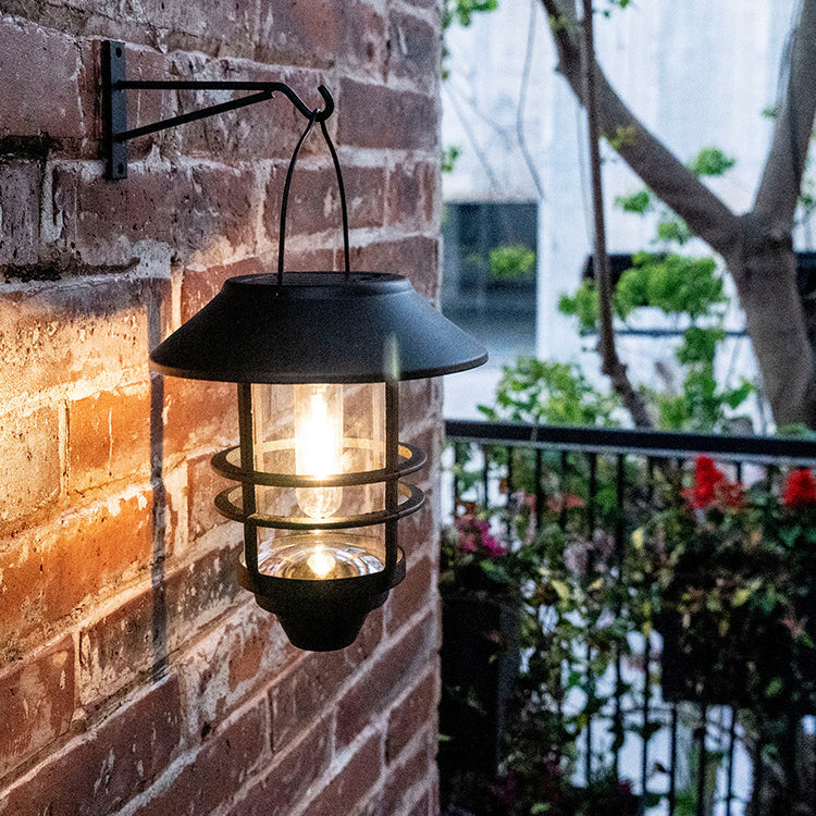 Aluminum Glass Lantern Cylinder Outdoor Light
