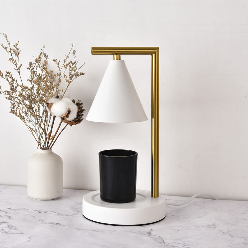 Cone Right Angle Arm Table Lamp