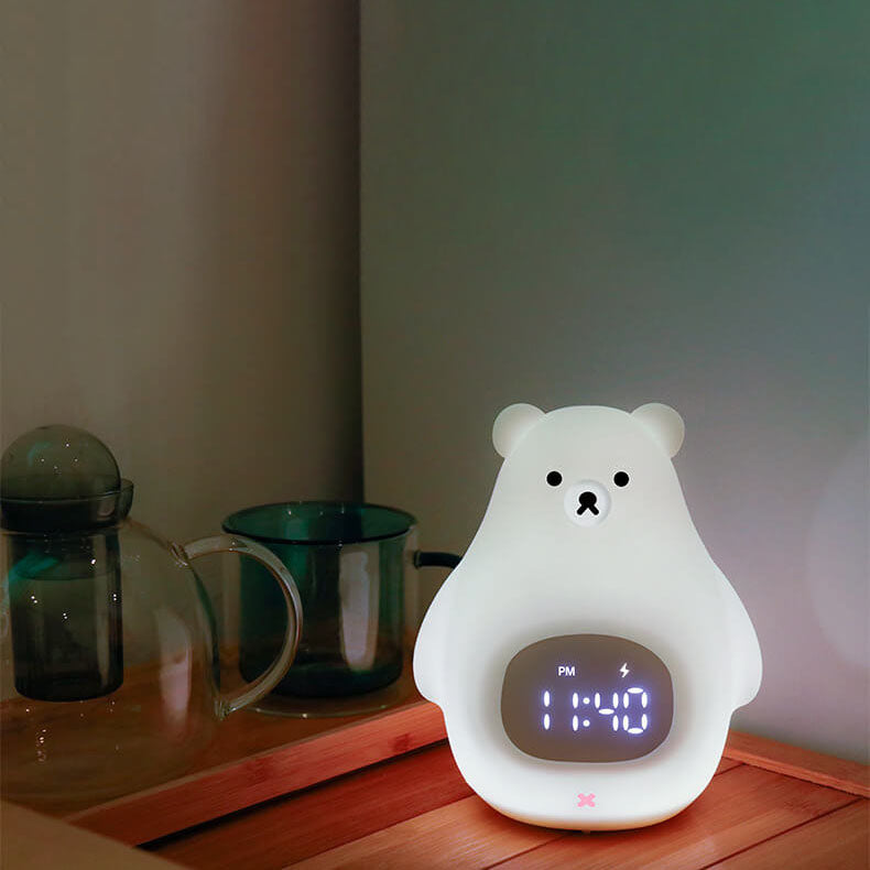 Cartoon Big White Bear Floor Lamp