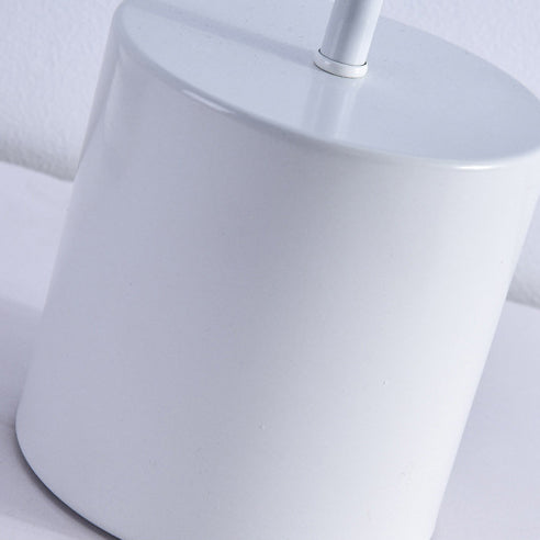 Farmhouse Fabric Metal Conic Table Lamp