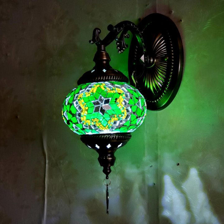 Exotic Cracked Glass Wall Lamp