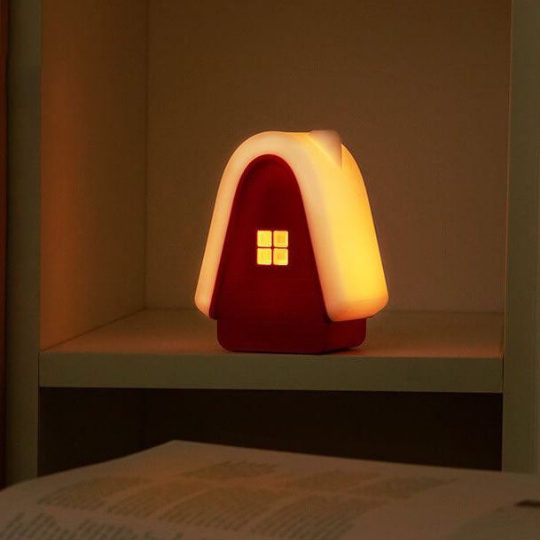 Cartoon Snow House Silicone Table Lamp