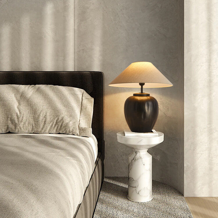 Handmade Ceramic Bottle Design Table Lamp