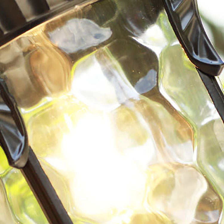 Cylinder Lantern Aluminum Glass Outdoor Light
