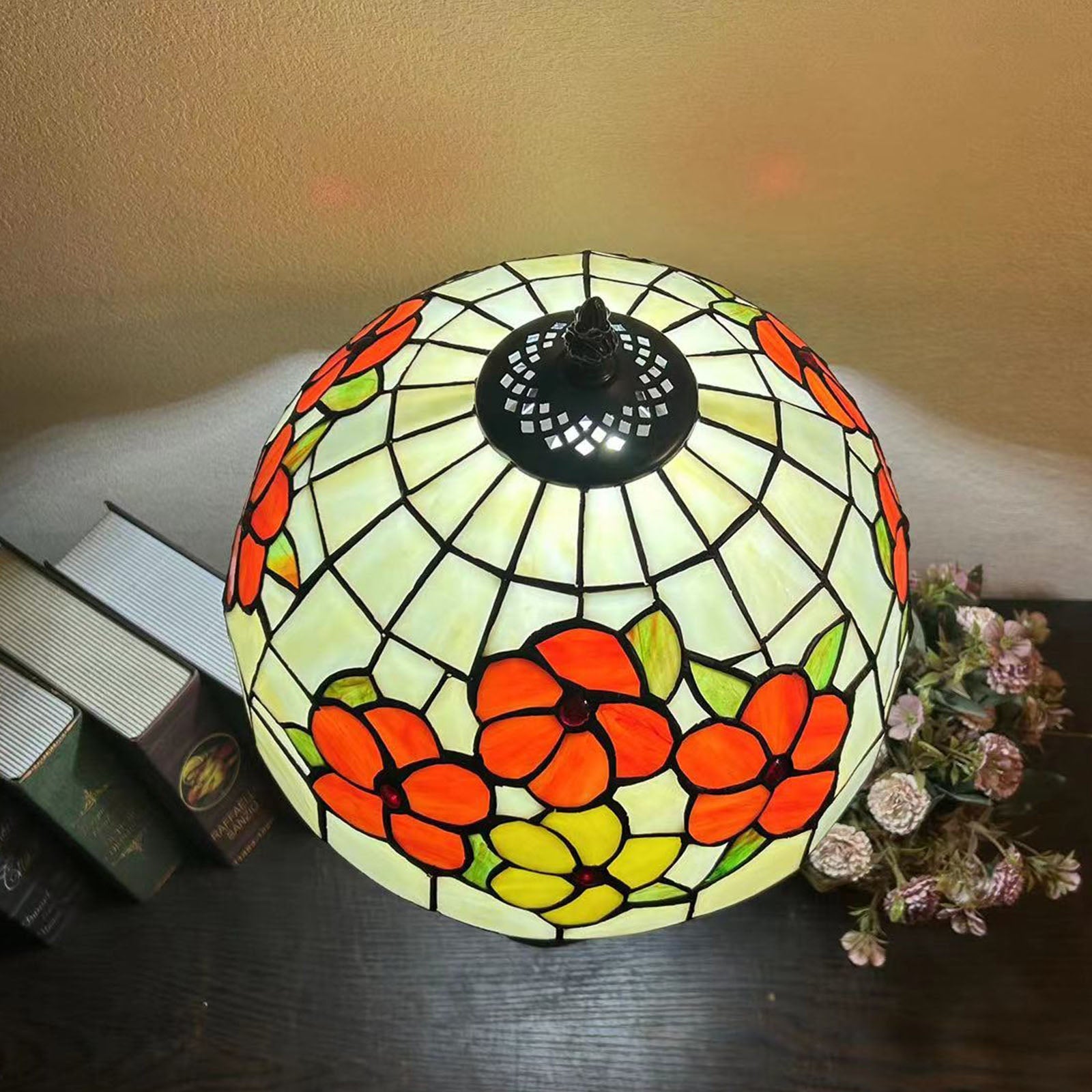 Resin Glass Dome Conic Table Lamp