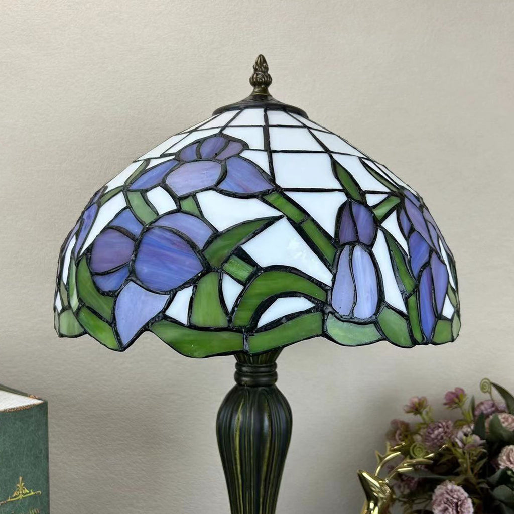 Round Dome Flower Alloy Table Lamp