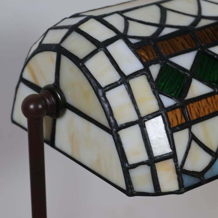 Floral Butterfly Stained Glass Table Lamp