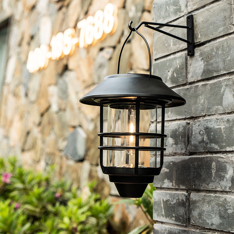 Aluminum Glass Lantern Cylinder Outdoor Light