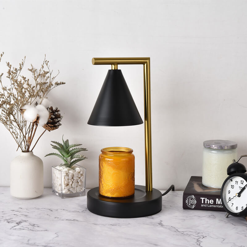 Cone Right Angle Arm Table Lamp