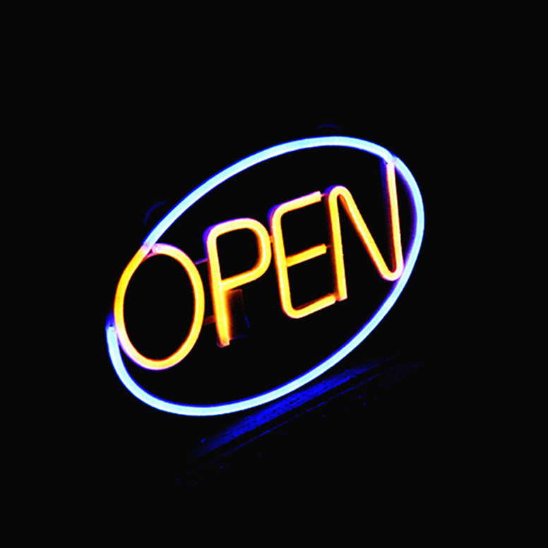 PS OPEN Neon Dining Outdoor Light