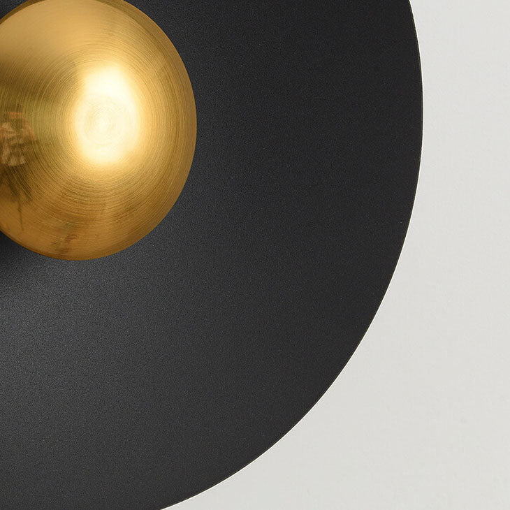 Multicolor Round Disc Hardware Wall Lamp