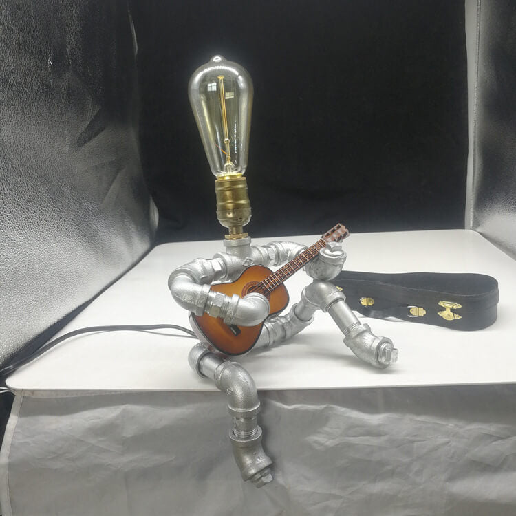 Plumbing Guitar Robot Table Lamp