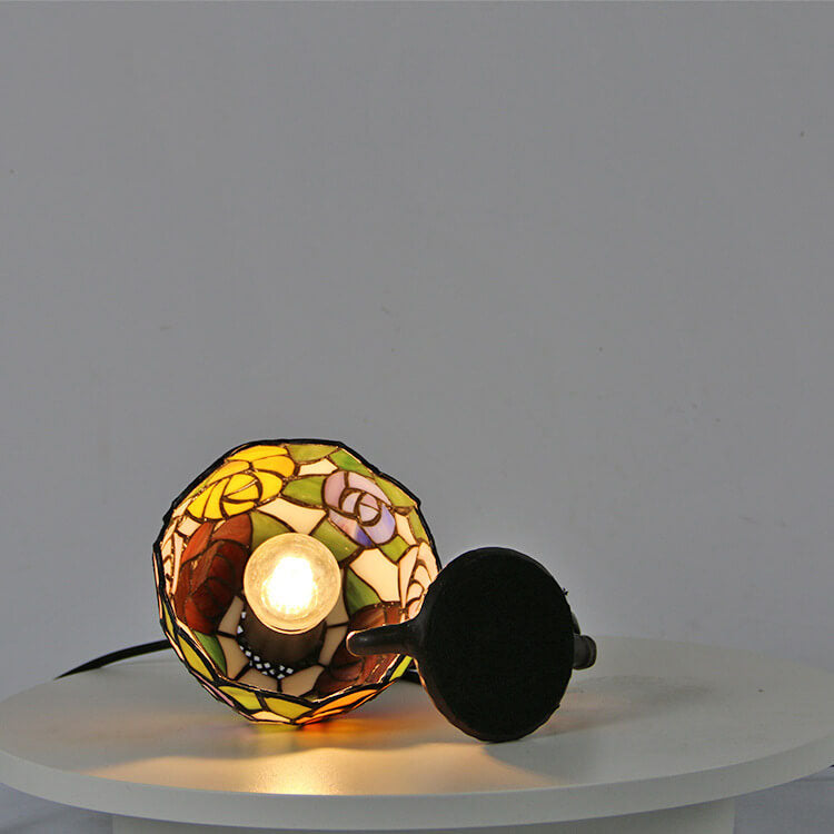 Glass Grape Shape Eye Table Lamp