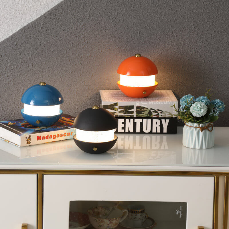 Metal Round Table Lamp