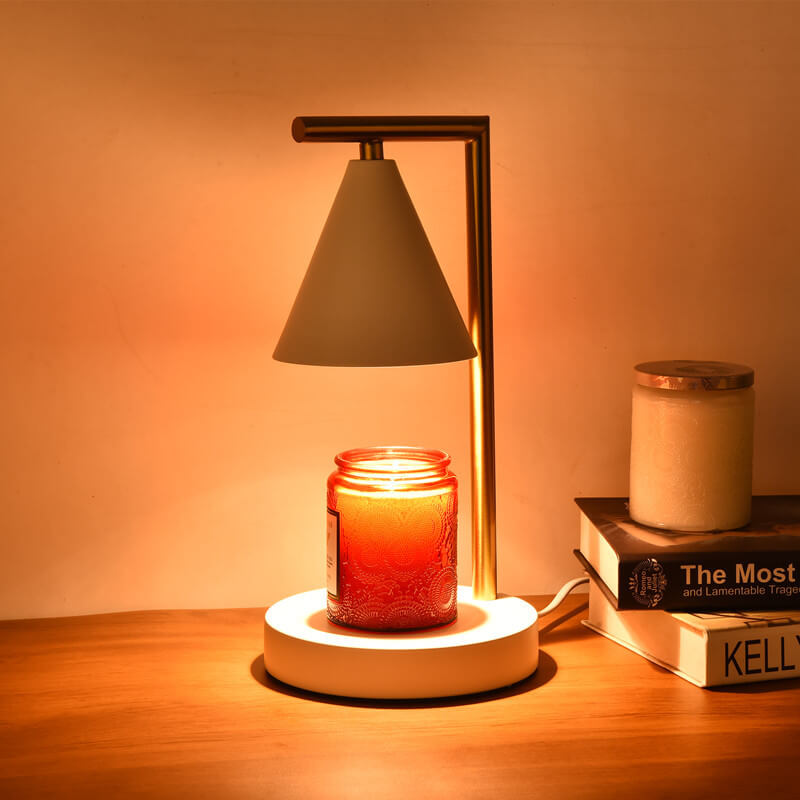Cone Right Angle Arm Table Lamp