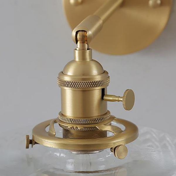 Brass Cylinder Wall Lamp