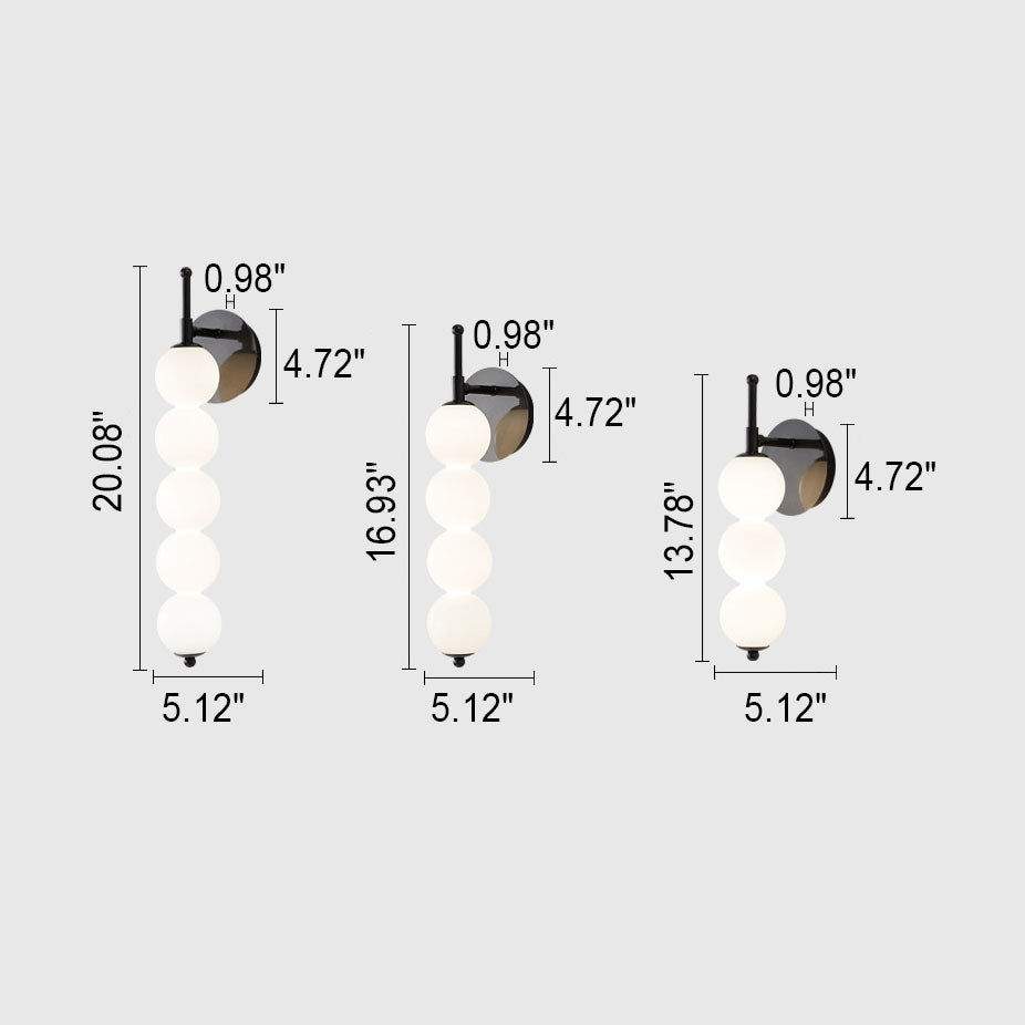 Glass Pearl Wall Lamp