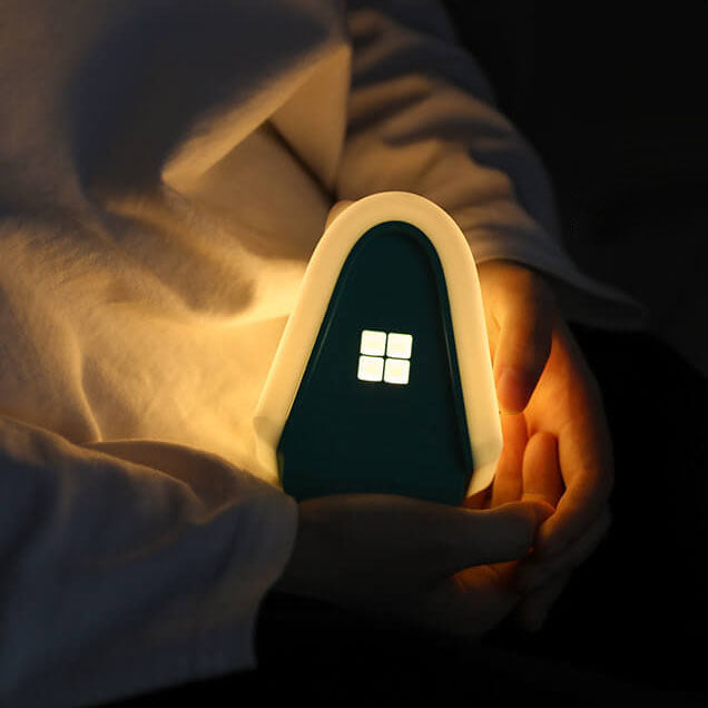 Cartoon Snow House Silicone Table Lamp