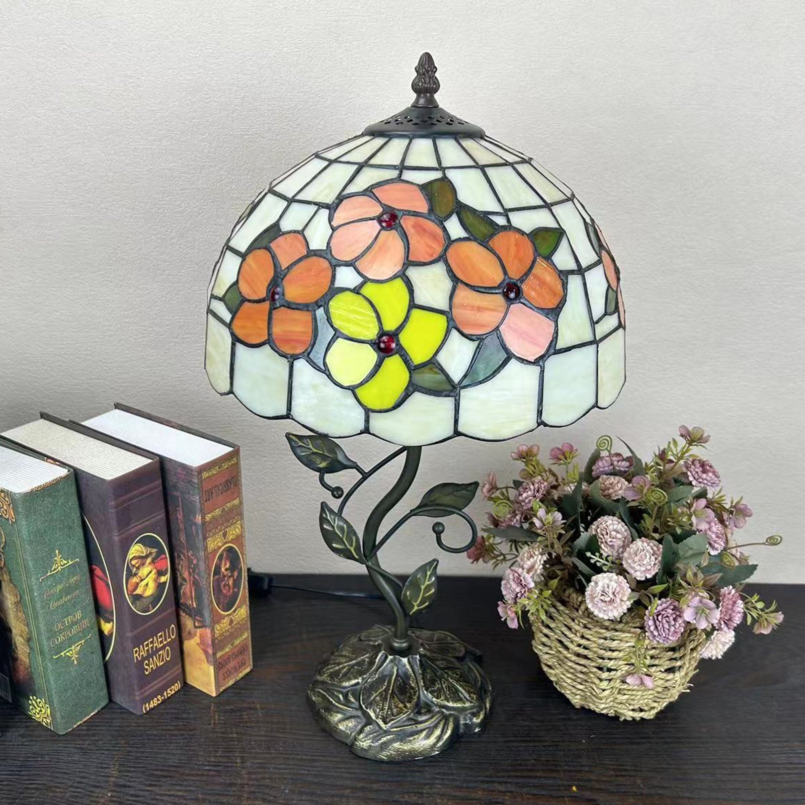 Resin Glass Dome Conic Table Lamp