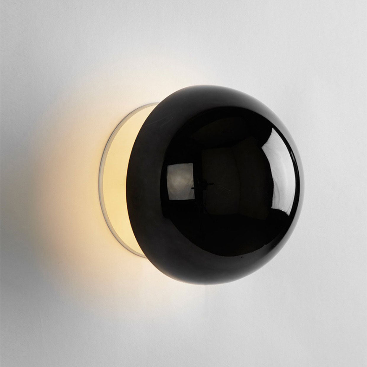 Meteorite Semicircle Metal Bedroom Wall Lamp