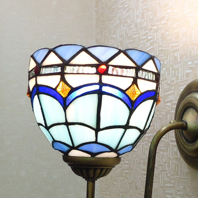 Resin Glass Flower Shape Wall Lamp