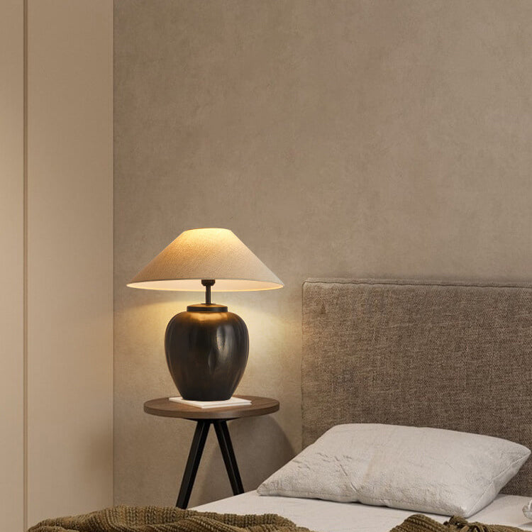 Handmade Ceramic Bottle Design Table Lamp