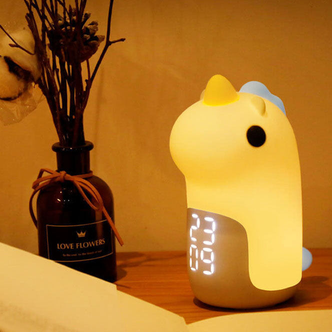Cartoon Unicorn Timer Alarm Floor Lamp