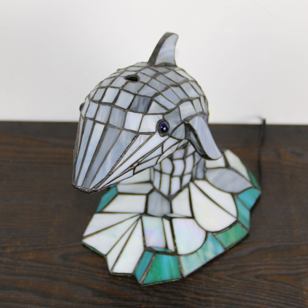 Animal Stained Glass Decorative Table Lamp