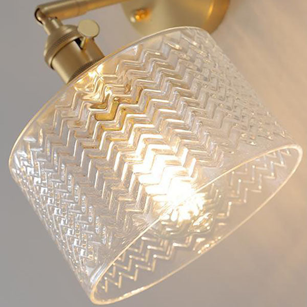 Brass Cylinder Wall Lamp