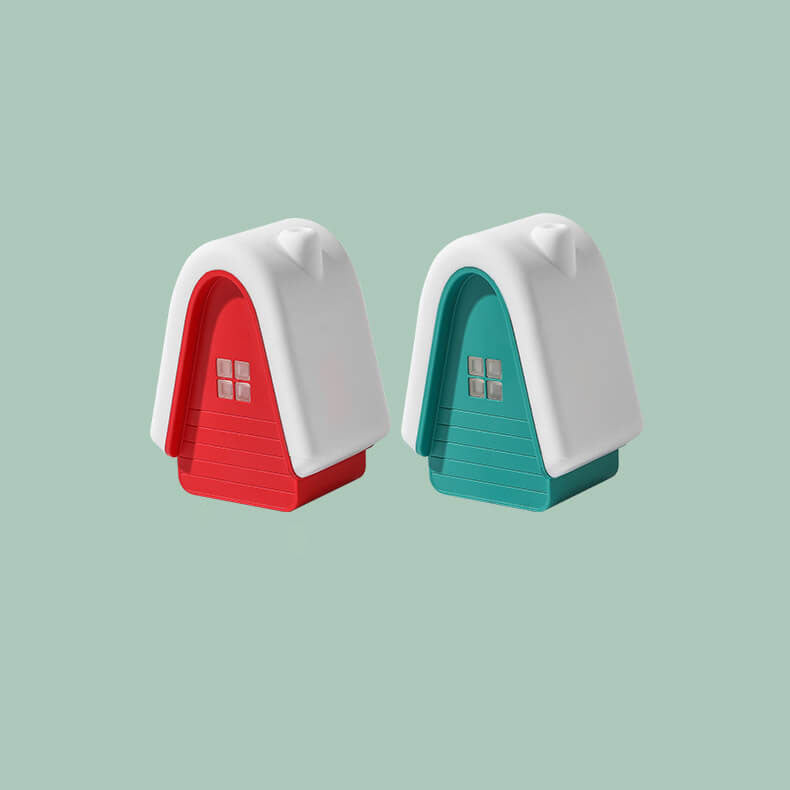 Cartoon Snow House Silicone Table Lamp